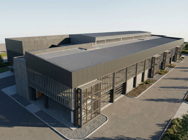 Render BIM de la nueva terminal del Aeropuerto de Tijuana